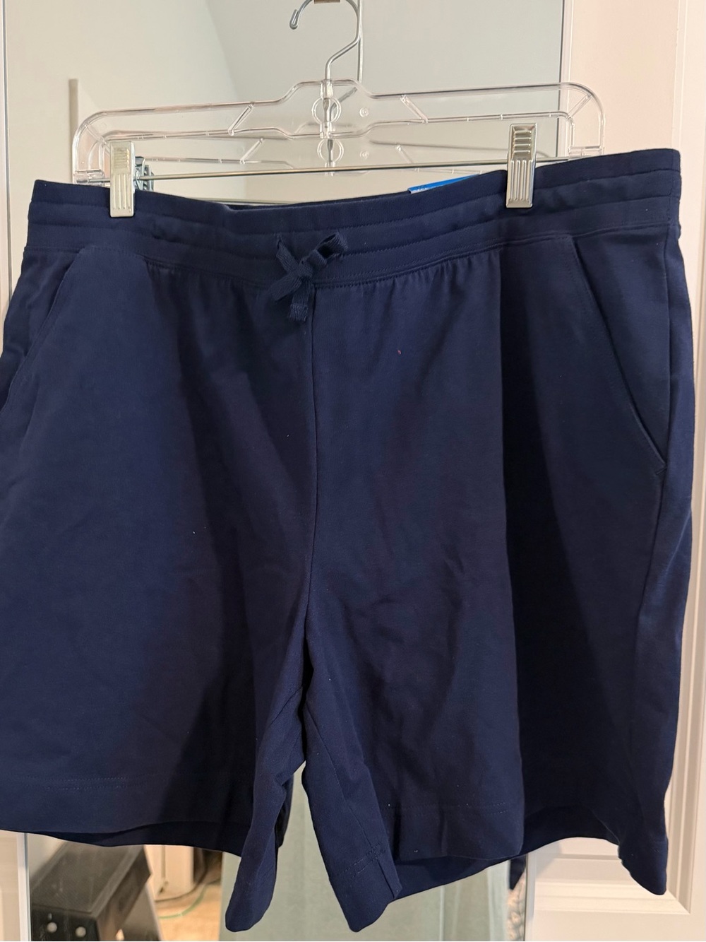 Karen Scott Navy Women's Athletic Drawstring Shorts